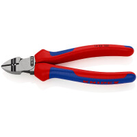 KNIPEX 14 22 160 SB Abisolier-Seitenschneider mit Comfort-Griffen schwarz atramentiert 160 mm