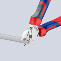 KNIPEX 14 25 160 Abisolier-Seitenschneider mit Comfort-Griffen verchromt 160 mm