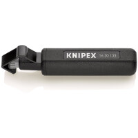 KNIPEX 16 30 135 SB Abmantelungswerkzeug für Wendelschnitt schlagfestes Kunststoffgehäuse 135 mm