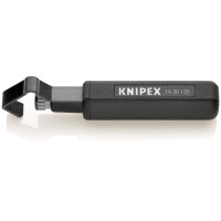KNIPEX 16 30 135 SB Abmantelungswerkzeug für Wendelschnitt schlagfestes Kunststoffgehäuse 135 mm
