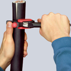 KNIPEX 16 40 150 Abmantelungswerkzeug glasfaserverstärktes Polyamid 150 mm