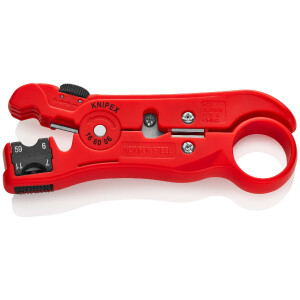 KNIPEX 16 60 06 SB Abisolierwerkzeug für Koaxial-...