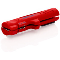 KNIPEX 16 64 125 SB Abmantelungswerkzeug für Flach- und Rundkabel  125 mm