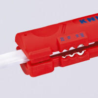 KNIPEX 16 64 125 SB Abmantelungswerkzeug für Flach- und Rundkabel  125 mm