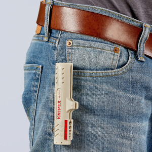 KNIPEX 16 65 125 SB Abmantelungswerkzeug für Datenkabel  125 mm