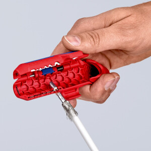 KNIPEX 16 95 01 SB ErgoStrip® Universal-Abmantelungswerkzeug für Rechtshänder 135 mm