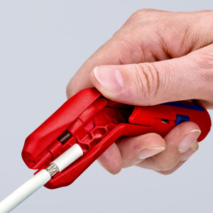 KNIPEX 16 95 02 SB ErgoStrip® Universal-Abmantelungswerkzeug für Linkshänder 135 mm