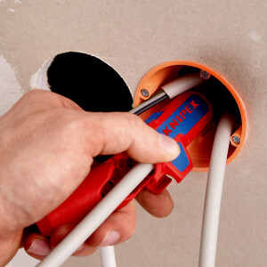 KNIPEX 16 95 02 SB ErgoStrip® Universal-Abmantelungswerkzeug für Linkshänder 135 mm