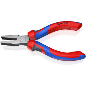 KNIPEX 20 02 140 Flachzange mit Comfort-Griffen schwarz...