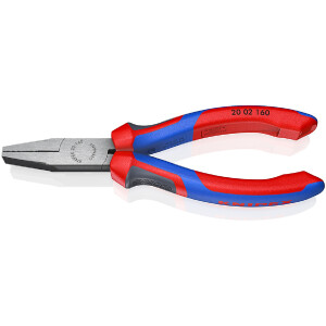 KNIPEX 20 02 160 Flachzange mit Comfort-Griffen schwarz...