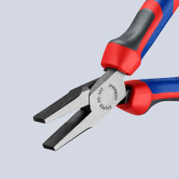 KNIPEX 20 02 160 Flachzange mit Comfort-Griffen schwarz atramentiert 160 mm