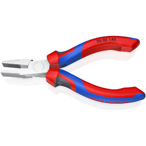 KNIPEX 20 05 140 Flachzange mit Comfort-Griffen verchromt...