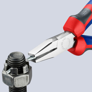 KNIPEX 20 05 140 Flachzange mit Comfort-Griffen verchromt 140 mm