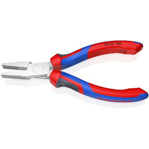 KNIPEX 20 05 160 Flachzange mit Comfort-Griffen verchromt...