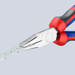 KNIPEX 20 05 160 Flachzange mit Comfort-Griffen verchromt 160 mm