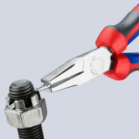 KNIPEX 20 05 160 Flachzange mit Comfort-Griffen verchromt 160 mm