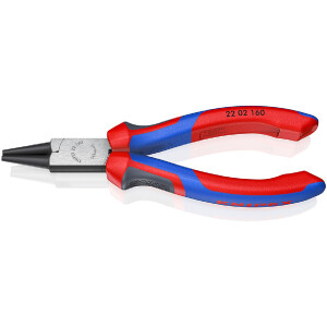 KNIPEX 22 02 160 Rundzange mit Comfort-Griffen schwarz...