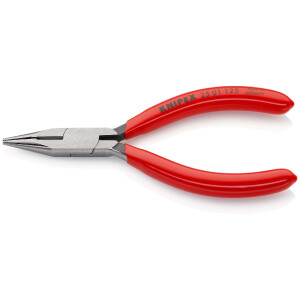 KNIPEX 25 01 125 Flachrundzange mit Schneide (Radiozange)...