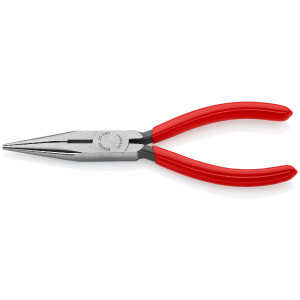 KNIPEX 25 01 160 SB Flachrundzange mit Schneide...