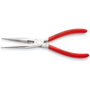 KNIPEX 26 13 200 Flachrundzange mit Schneide...