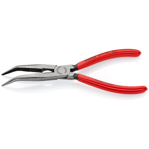 KNIPEX 26 21 200 Flachrundzange mit Schneide...