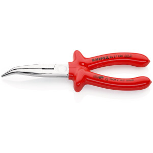 KNIPEX 26 27 200 Flachrundzange mit Schneide...