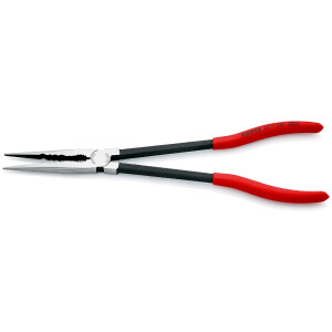 KNIPEX 28 71 280 SB Montierzange mit Querprofilen mit Kunststoff überzogen schwarz atramentiert 280 mm