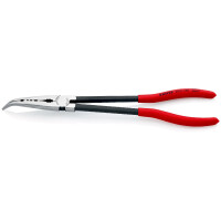 KNIPEX 28 81 280 SB Montierzange mit Querprofilen mit Kunststoff überzogen schwarz atramentiert 280 mm