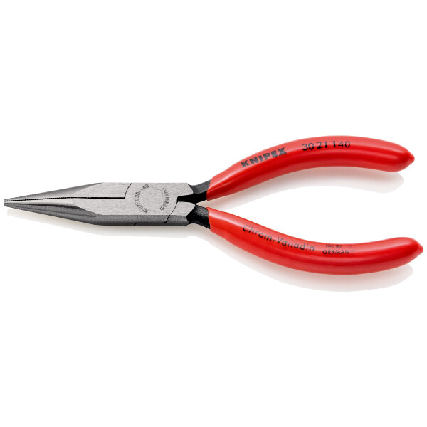 KNIPEX 30 21 140 SB Langbeckzange mit Kunststoff überzogen schwarz atramentiert 140 mm