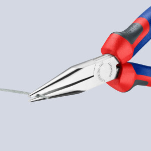 KNIPEX 30 25 160 Langbeckzange mit Comfort-Griffen verchromt 160 mm