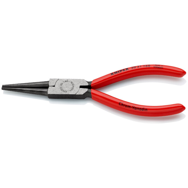 KNIPEX 30 31 160 SB Langbeckzange mit Kunststoff überzogen schwarz atramentiert 160 mm