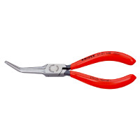 KNIPEX 31 21 160 SB Greifzange (Nadelzange) mit Kunststoff überzogen schwarz atramentiert 160 mm