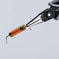 KNIPEX 34 42 130 ESD Präzisions-Elektronik-Greifzange ESD mit Mehrkomponenten-Hüllen brüniert 130 mm