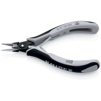 KNIPEX 34 52 130 ESD Präzisions-Elektronik-Greifzange ESD mit Mehrkomponenten-Hüllen brüniert 130 mm