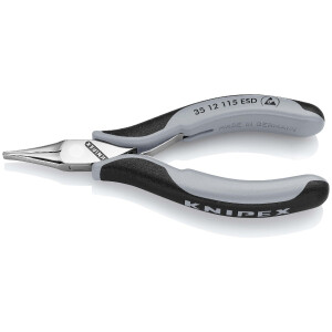 KNIPEX 35 12 115 ESD Elektronik-Greifzange ESD mit...