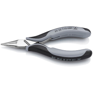 KNIPEX 35 22 115 ESD Elektronik-Greifzange ESD mit...