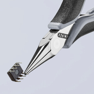 KNIPEX 35 22 115 ESD Elektronik-Greifzange ESD mit durchgestecktem Gelenk mit Mehrkomponenten-Hüllen 115 mm