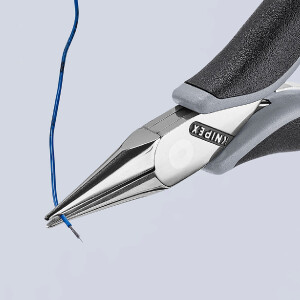 KNIPEX 35 22 115 ESD Elektronik-Greifzange ESD mit durchgestecktem Gelenk mit Mehrkomponenten-Hüllen 115 mm