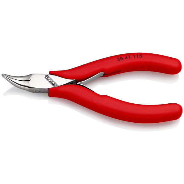 KNIPEX 35 41 115 Elektronik-Greifzange mit durchgestecktem Gelenk tauchisoliert 115 mm