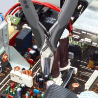 KNIPEX 35 52 145 ESD Elektronik-Greifzange ESD mit durchgestecktem Gelenk mit Mehrkomponenten-Hüllen spiegelpoliert 145 mm