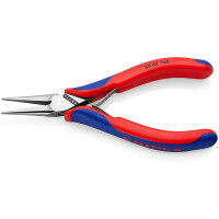 KNIPEX 35 62 145 Elektronik-Greifzange mit Mehrkomponenten-Hüllen spiegelpoliert 145 mm