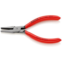 KNIPEX 37 11 125 Greifzange für Feinmechanik mit Kunststoff überzogen schwarz atramentiert 125 mm