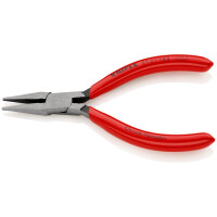 KNIPEX 37 21 125 Greifzange für Feinmechanik mit Kunststoff überzogen schwarz atramentiert 125 mm