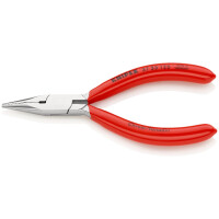 KNIPEX 37 33 125 Greifzange für Feinmechanik mit Kunststoff überzogen verchromt 125 mm