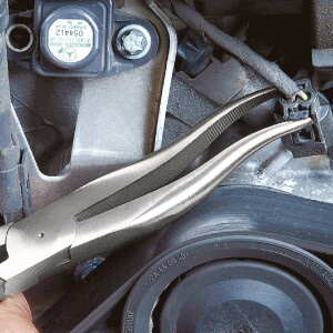 KNIPEX 38 31 200 Mechanikerzange mit Kunststoff überzogen schwarz atramentiert 200 mm