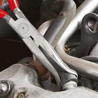 KNIPEX 38 91 200 Mechanikerzange mit Kunststoff überzogen schwarz atramentiert 200 mm