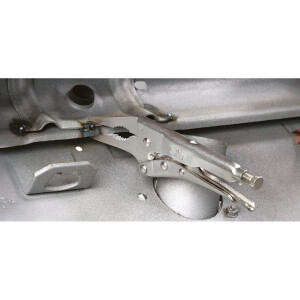 KNIPEX 41 34 165 Gripzange verzinkt 165 mm