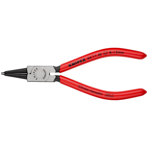 KNIPEX 44 11 J0 Sicherungsringzange für Innenringe in Bohrungen mit Kunststoff überzogen schwarz atramentiert 140 mm