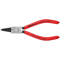 KNIPEX 44 11 J0 Sicherungsringzange für Innenringe in Bohrungen mit Kunststoff überzogen schwarz atramentiert 140 mm