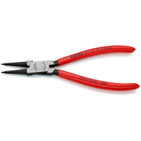 KNIPEX 44 11 J2 Sicherungsringzange für Innenringe in Bohrungen mit Kunststoff überzogen schwarz atramentiert 180 mm